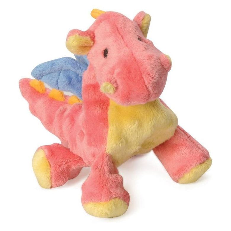 GoDog dog toys Dragon Coral Plush Dog Toy
