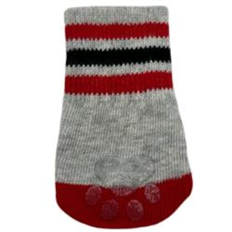 Pets First Pet Socks GA Bulldogs Non-Skid Pet Socks - 4 Pc (2 sizes)