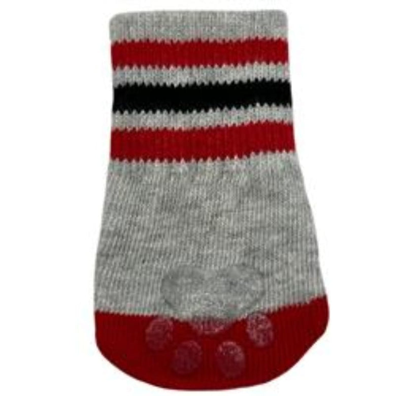 Pets First Pet Socks GA Bulldogs Non-Skid Pet Socks - 4 Pc (2 sizes)