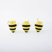 Burrow Honey Pot Interactive Plush Squeaky Dog Toy Set - 4 Pc