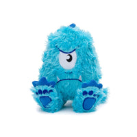 fabdog dog toys Fluffy Blue One Eyed Monster Plush Squeak Dog Toy