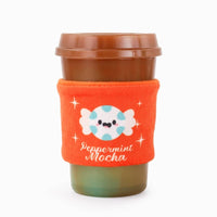 Hugsmart Products Inc dog toys Happy Woofmas Peppermint Mocha Latte Rubber Dog Toy