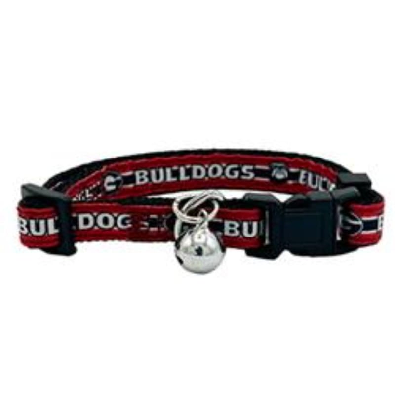 Pets First Collars Georgia Bulldogs Satin Cat Collar with Bell