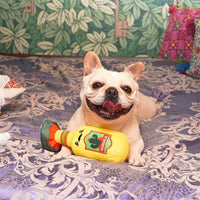 HugSmart Pet dog toys Fiesta Chewsday Tquila Squeak Plush Dog Toy
