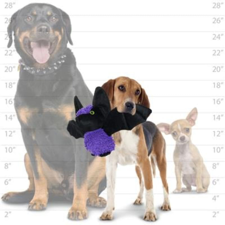 VIP Products/Tuffy dog toys Mighty Microfiber Halloween Purple Bat Ball Durable Dog Toy