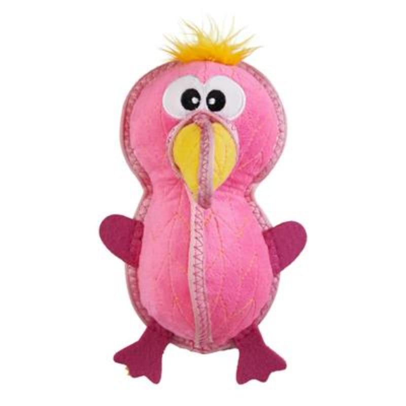 Outward Hound dog toys Xtreme Seamz Flamingo Pink Dog Toy