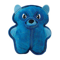 Outward Hound dog toys Xtreme Seamz Blue Raccoon Dog Toy