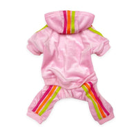 Fab Dog Jumpers 10" Velour Pink Dog Jogger - Only Available in Size 10"