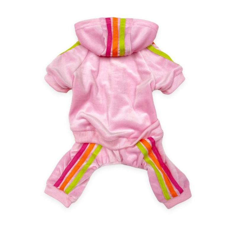 Fab Dog Jumpers 10" Velour Pink Dog Jogger - Only Available in Size 10"