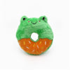 ZippyPaws dog toys Donutz Buddies Frog Dog Toy