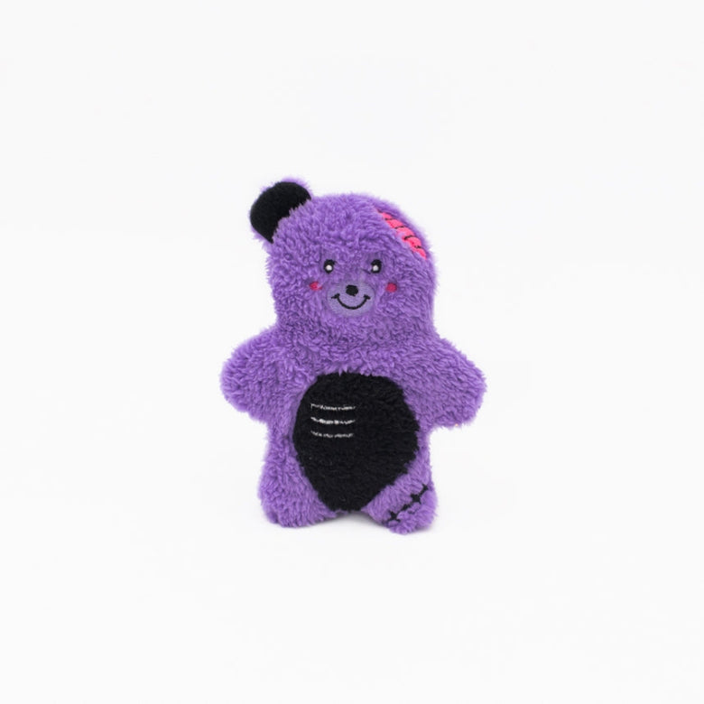 Halloween Bonez 2 in 1 Plush Purple Zombie Bear Dog Toy
