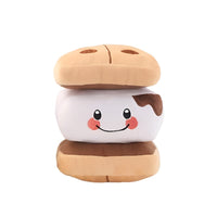 HugSmart Pet Toys Camping Pups Smores Plush Squeak Dog Toy
