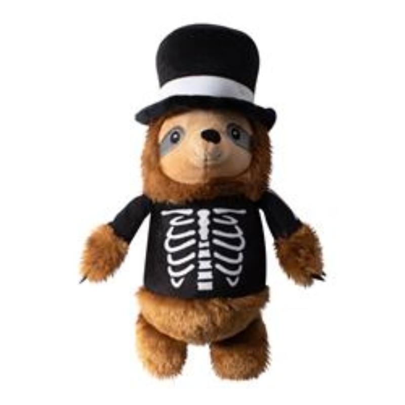 PetShop by Fringe Studio dog toys Trick or Sleep Sloth Plush Dog Toy