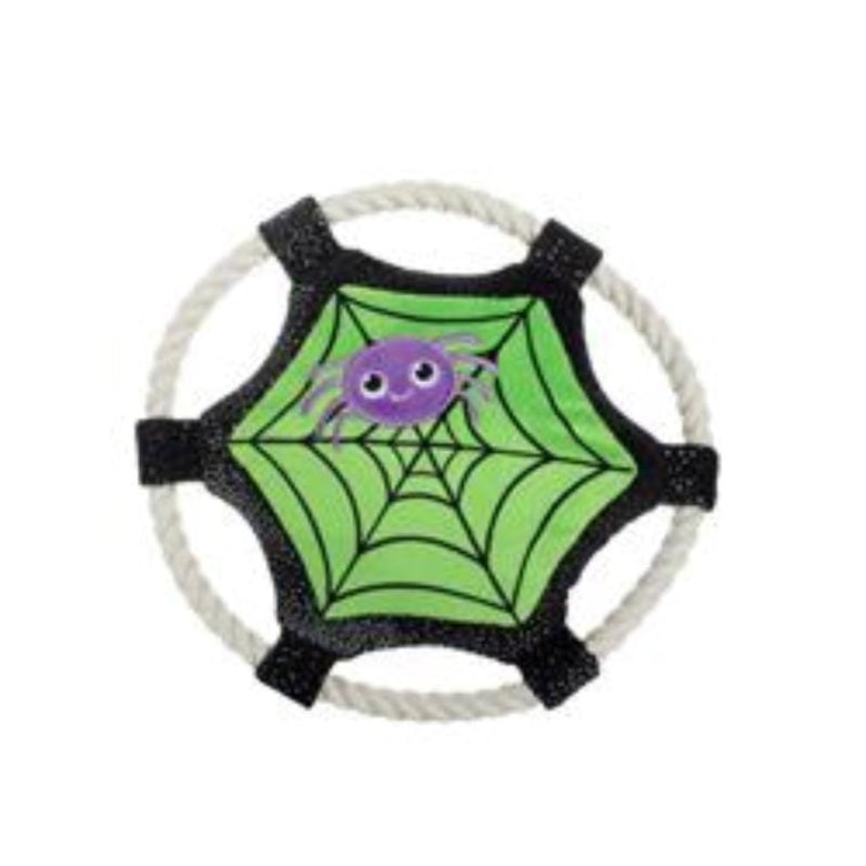 PetShop by Fringe Studio dog toys Find Me on the Web Rope Plush Squeak Dog Toy