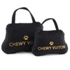 Dog Diggin Designs dog toys Chewy Noir Crown of Gold Plush Squeak Handbag Dog Toy