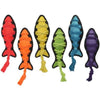 Multipet dog toys Red Cross Rope Fish Dog Toy - 19" - Red