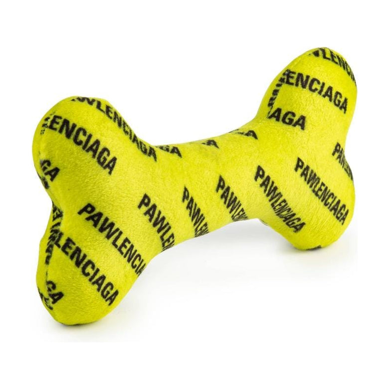 Haute Diggity Dog dog toys Pawlenciaga Bone Squeaker Plush Dog Toy