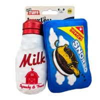 Huxley & Kent dog toys Tiny Tuff Milk & Snoreo Cookies Plush Dog Toy Set - 2 Pk