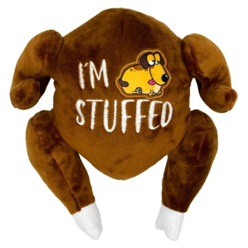 Huxley & Kent dog toys S Power Plush I'm Stuffed Turkey Dog Toy - 2 Sizes