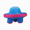 Hugsmart Products Inc dog toys Space Paws Blue Pink UFO Plush Dog Toy