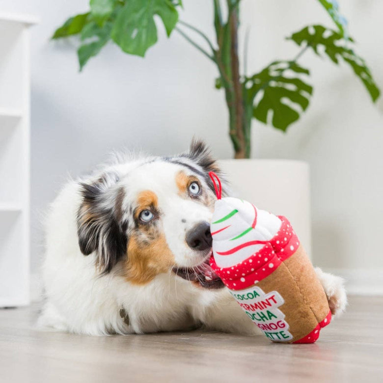 Huxley & Kent Huxley & Kent - Latte My Way Dog Toy (Double Sided): Large