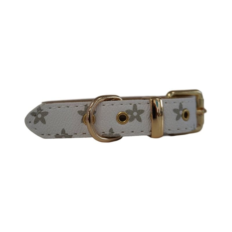 BARK by DOG Collars SM Tropez White Luxury Pet Collar