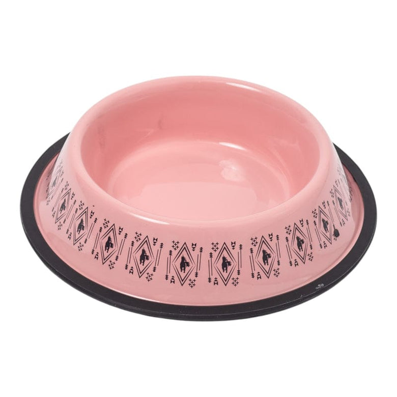 Jojo Modern Pets Bowls Non SkId Stainless Steel Dog Bowl - Unicorn Pink