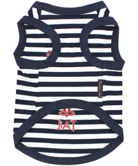 Parisian Pet® Tee's Red Lobster Striped Chasing Tail Summer Vibe Dog T-Shirt