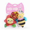 Hugsmart Products Inc Cat Toys Meow Buddies Spring Flower & Bee Cat Toy Set - 3 pc
