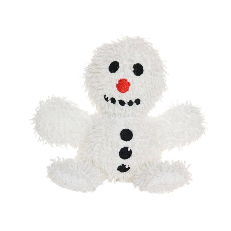 Tuffy Dog Toys - VIP Products dog toys Christmas Winter Mighty Microfiber Ball Snowman Holiday Squeaky Dog Toy