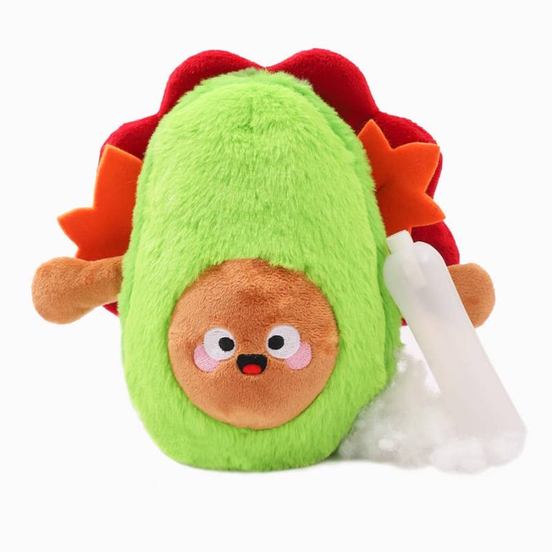 Hugsmart Products Inc dog toys Autumn Tailz Turkey Avocado Plush Dog Toy