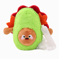 Hugsmart Products Inc dog toys Autumn Tailz Turkey Avocado Plush Dog Toy