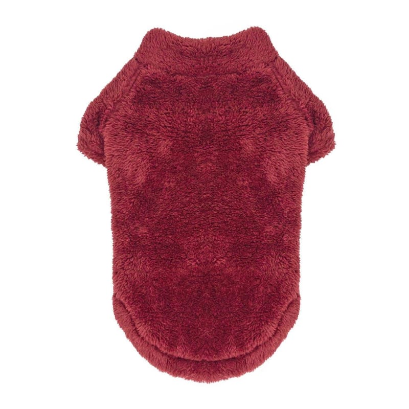 Doggie Design SWEATERS XS Burgundy Soft Plush Warm Dog Pullover