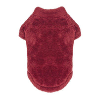 Doggie Design SWEATERS XS Burgundy Soft Plush Warm Dog Pullover