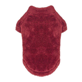 Doggie Design SWEATERS XS Burgundy Soft Plush Warm Dog Pullover