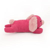 ZippyPaws dog toys Snooziez with Shhhqueaker Pink Bunny Plush Dog Toy