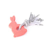 ZippyPaws dog toys Tuff Teetherz Bonnie the Pink Bunny Easter Spring Dog Toy