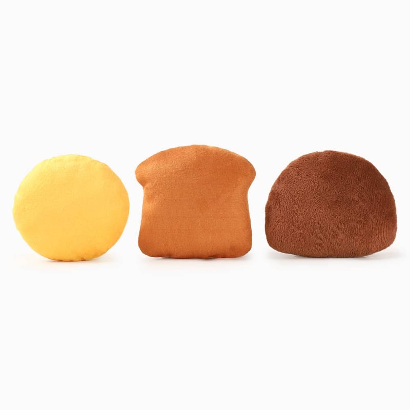 Hugsmart Products Inc dog toys Happy Woofmas Xmas Desserts Plush Dog Toy Set - 3 Pc