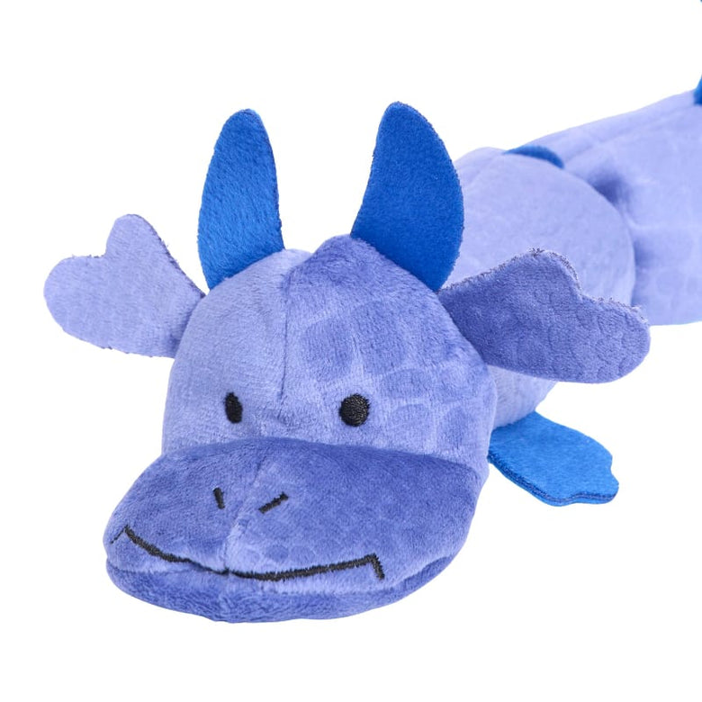 ZippyPaws dog toys Blue Zippy Dragonz Long Plush Dog Toy