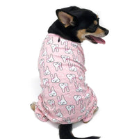 Dogo Pet Pajamas Pink Bunny Easter Spring Dog Jumper PJ's