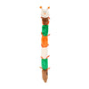 ZippyPaws dog toys Caterpillar Fall Forest Colors Long Plush Squeaky Dog Toy