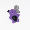 ZippyPaws dog toys Halloween Bonez 2 in 1 Plush Purple Zombie Bear Dog Toy