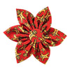 Christmas Holiday Happy G-Man Pinwheel Pet Collar Attachment - 2 Sizes