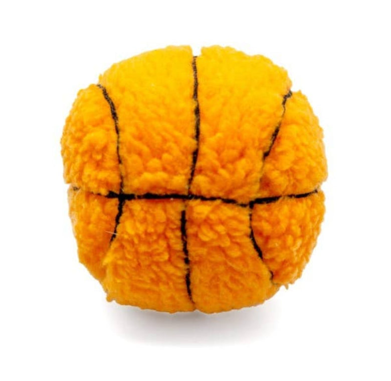Thoozy dog toys Basketball Plush Squeak Dog Toy 4"