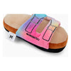 Muttzie dog toys Barkenstock Rainbow Sandal Plush Dog Toy