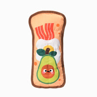 Hugsmart Products Inc dog toys AvocadoCollection Avocado Toast Plush Dog Toy