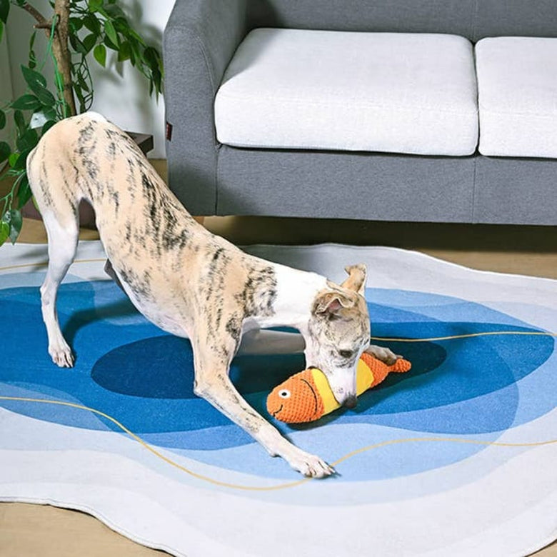 Hugsmart Products Inc dog toys Food Party Shaky Fish Taco Plush Dog Toy