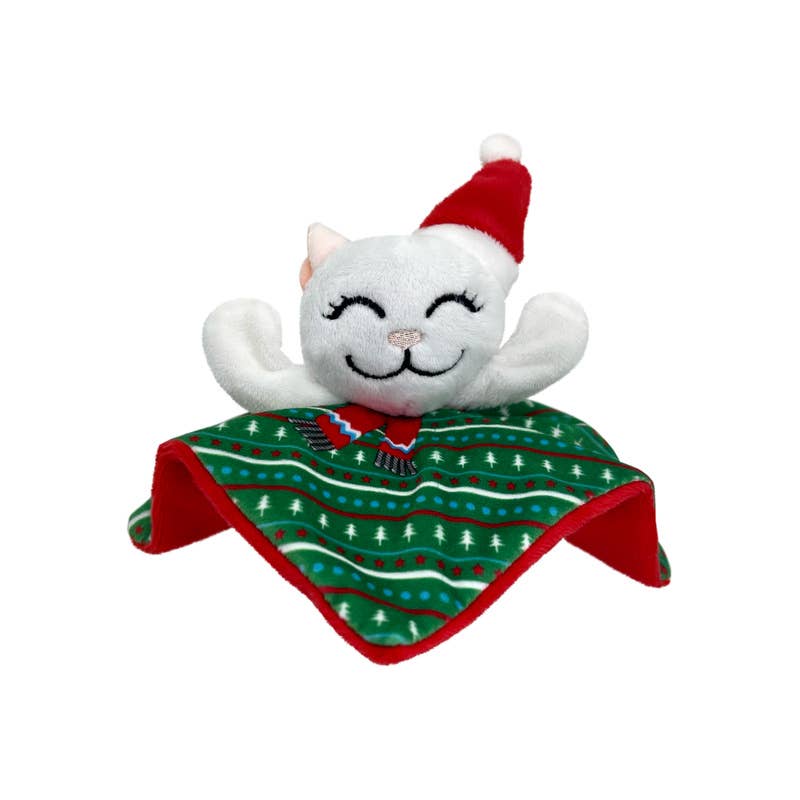 Kong Cat Toys Holiday Crackles Santa Kitty Christmas Cat Toy
