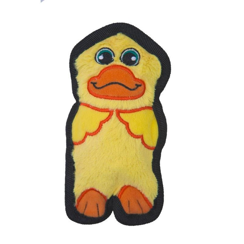 Outward Hound dog toys Invincibles Mini Duck Durable Plush Dog Toy XS