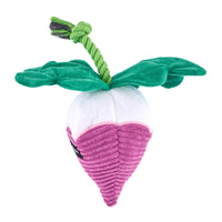Radish Crinkle Crops Leafy Plush Squeaky Crinkle Dog Toy
